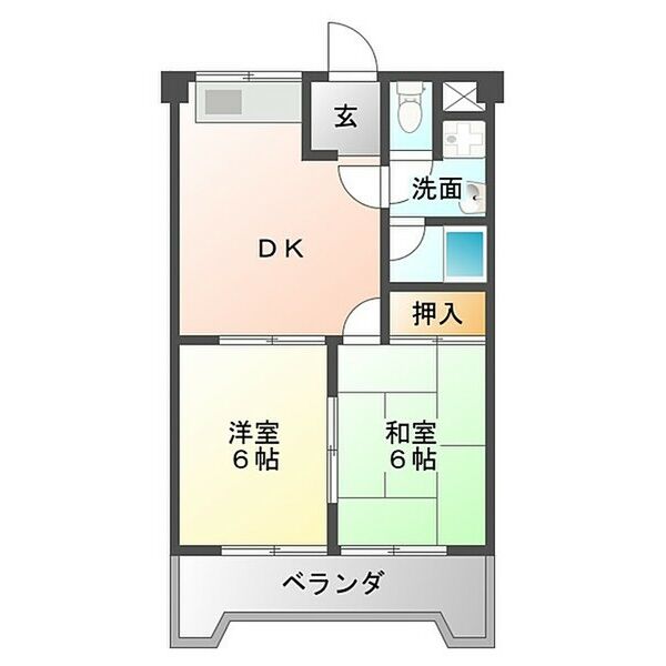 鳴神ビルの間取り