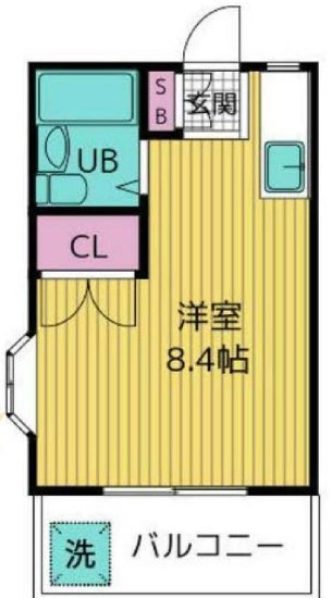 サンパーク三軒茶屋の間取り