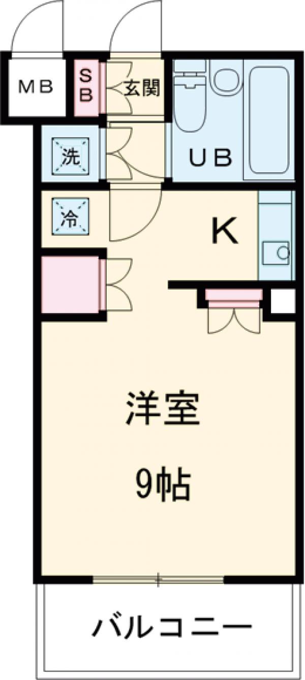 リラッサ柴又の間取り