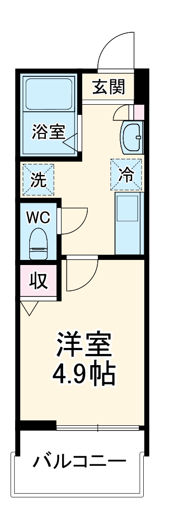 MELDIA新検見川Ⅲの間取り