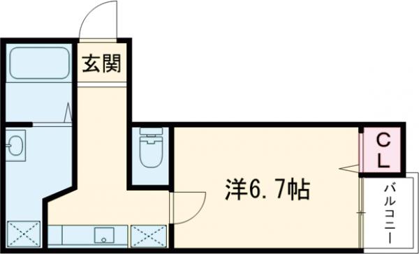 グランポレール長岡京の間取り