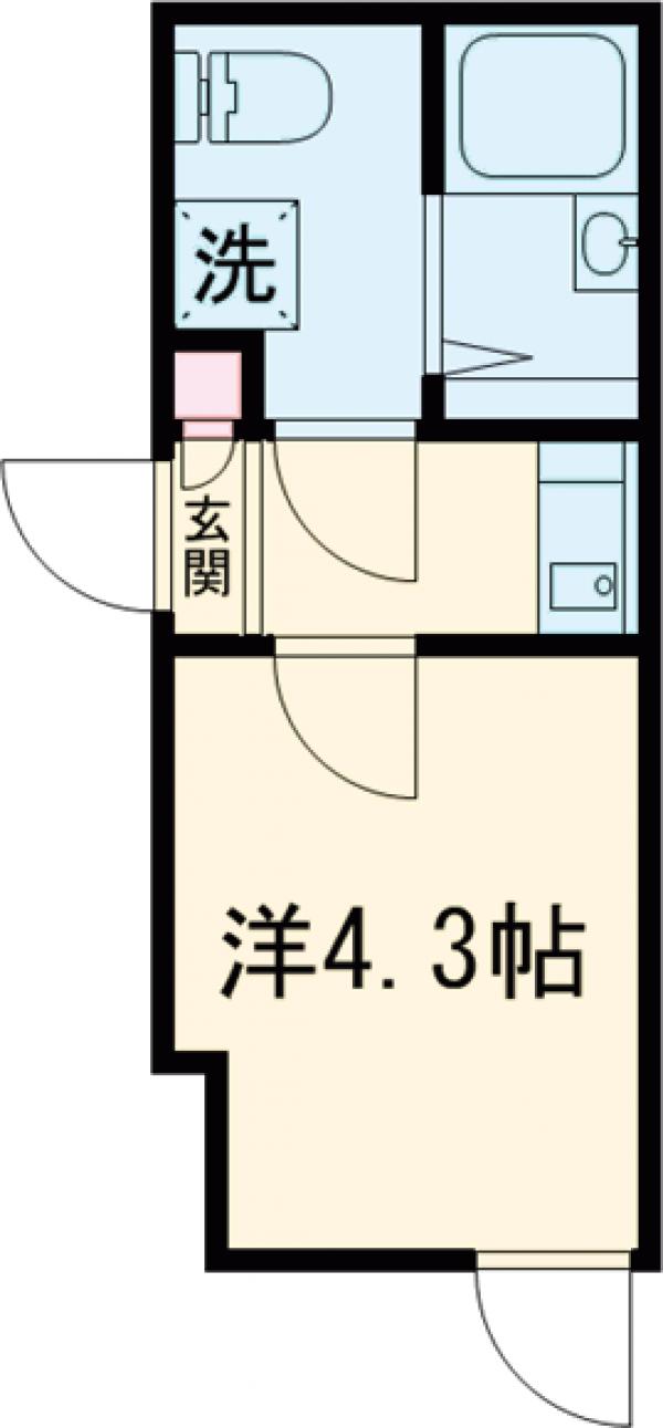 リベルテ平井の間取り