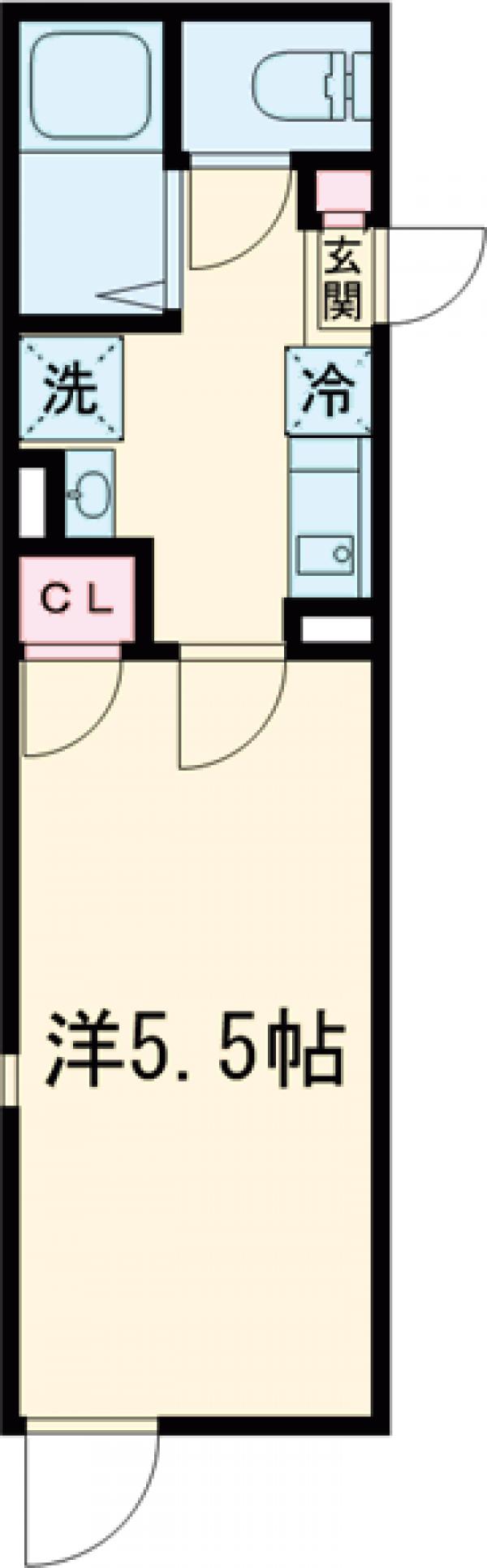 リベルテ平井の間取り