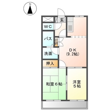 ラビナス埋田の間取り