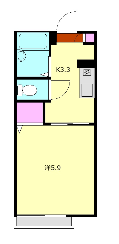 ノールヴィラージュゆみのの間取り