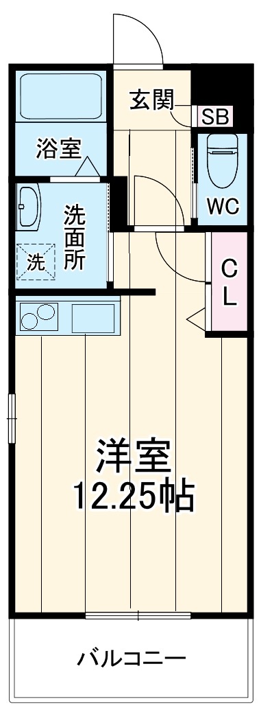 オアゾ桜台Ⅱの間取り