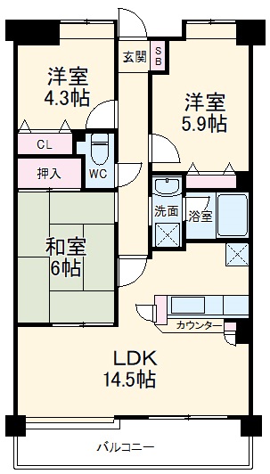 シュティーレマツバラの間取り