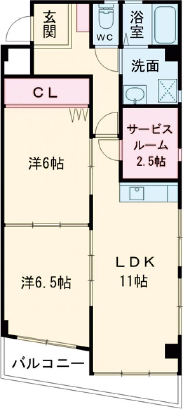 あさひレジデンス弐番館EASTの間取り