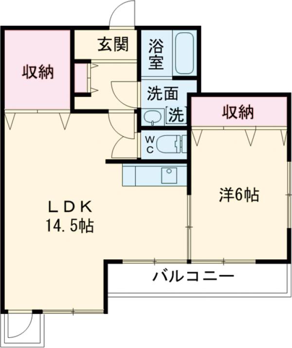 あさひレジデンス弐番館WESTの間取り