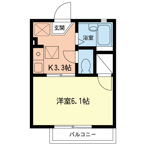 クレール梨木の間取り