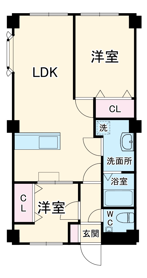 クレドール鷺沼の間取り