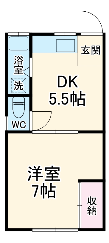 コーポ山田の間取り