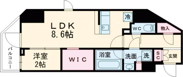 コンフォリア・リヴ西葛西の間取り