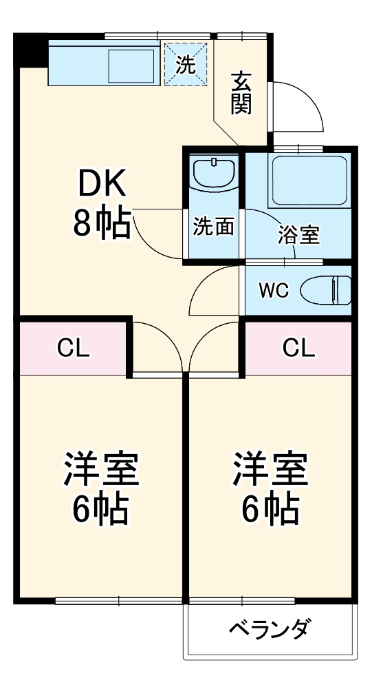 Comodo Base (旧:メゾン福寿)の間取り