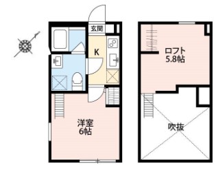 AXIS TACHIKAWAの間取り