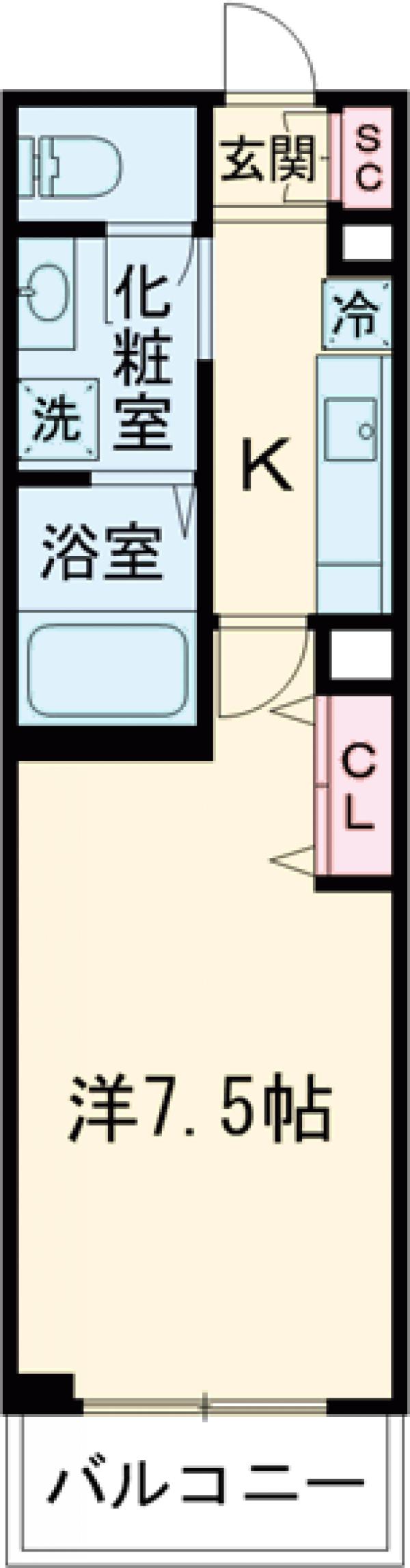 フォレスト真正寺坂の間取り