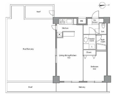 レジディア上落合の間取り