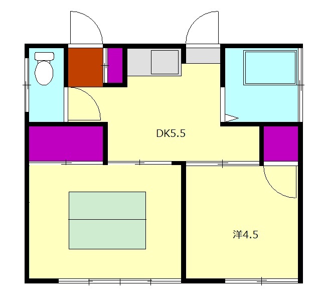 米山敦貸家3の間取り