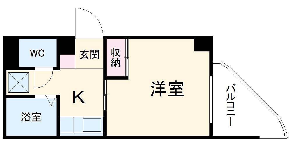 ハイツ千年の間取り