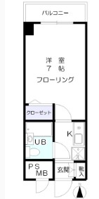 朝日八王子マンションの間取り