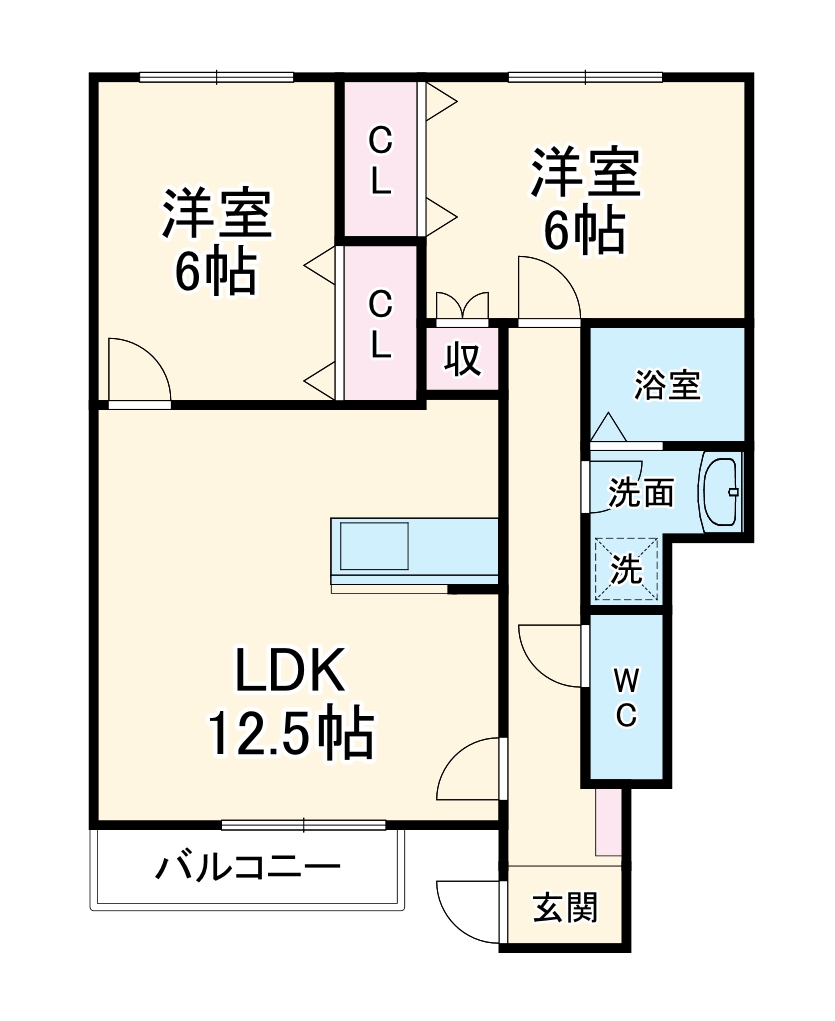 メゾン栄の間取り