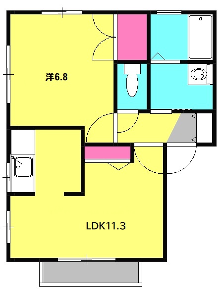 オレンヂコートの間取り