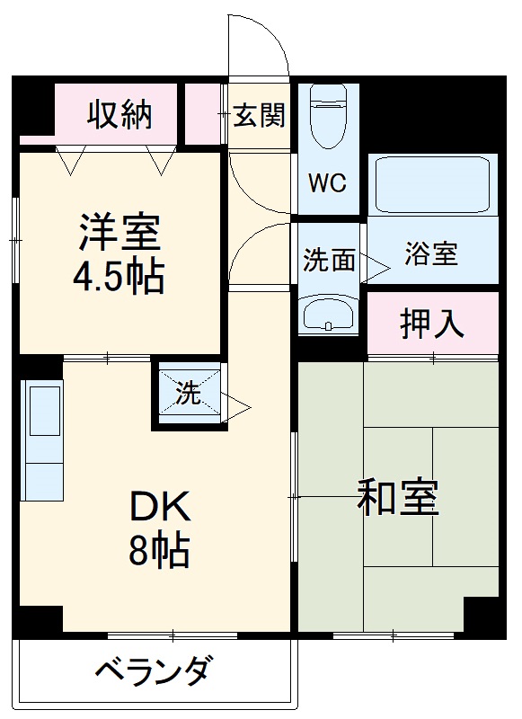 宮崎台コートパレスの間取り