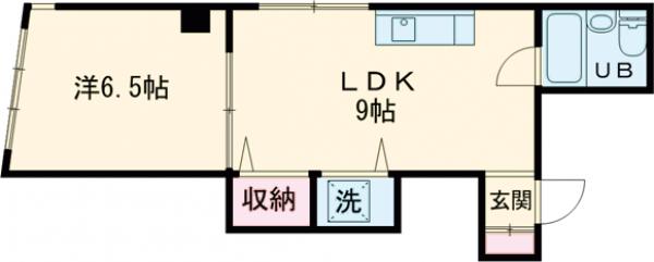 千駄木ベガハウスミタケビルの間取り
