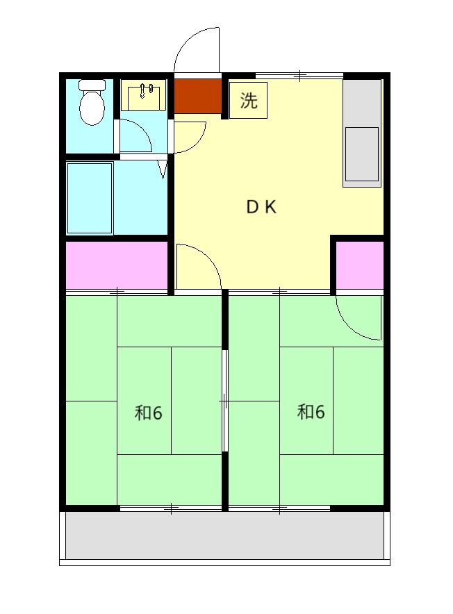 アオキコーポの間取り