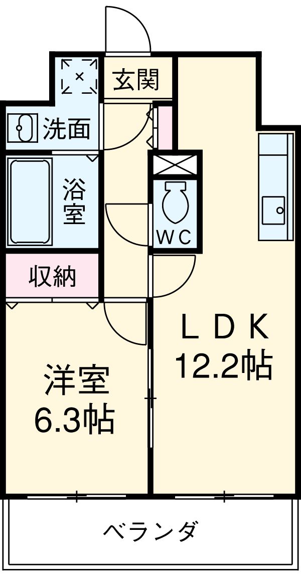 アルトカッシーナの間取り