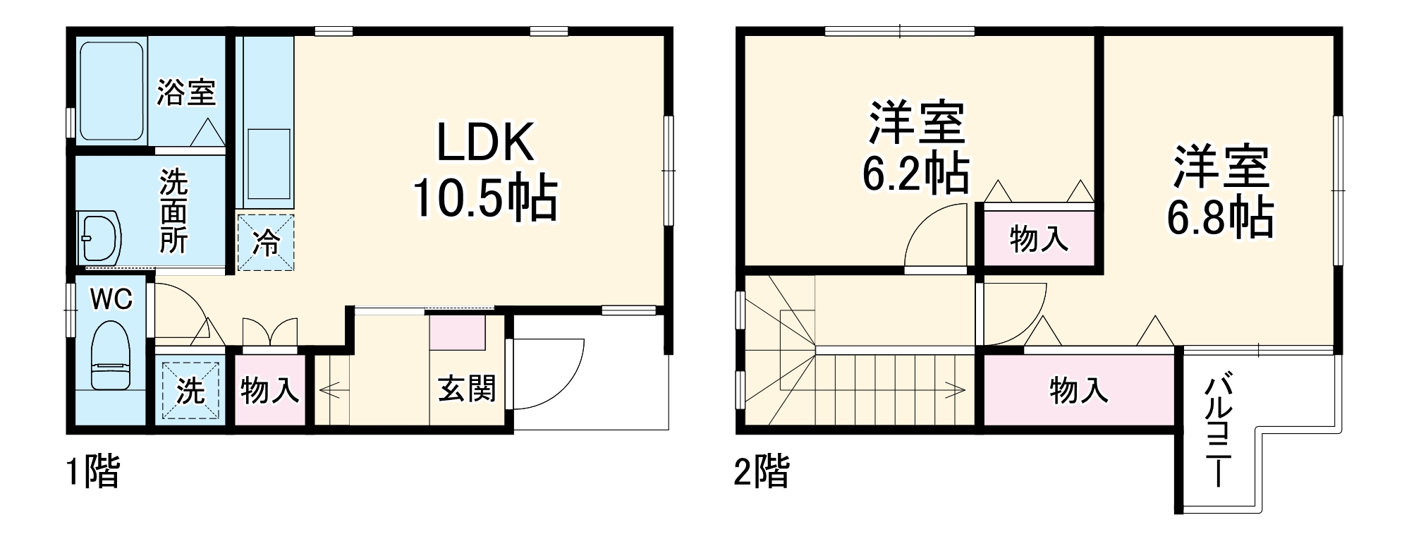 ネオアプリールの間取り