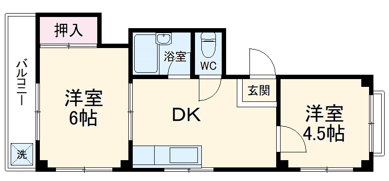 メゾン船橋法典の間取り