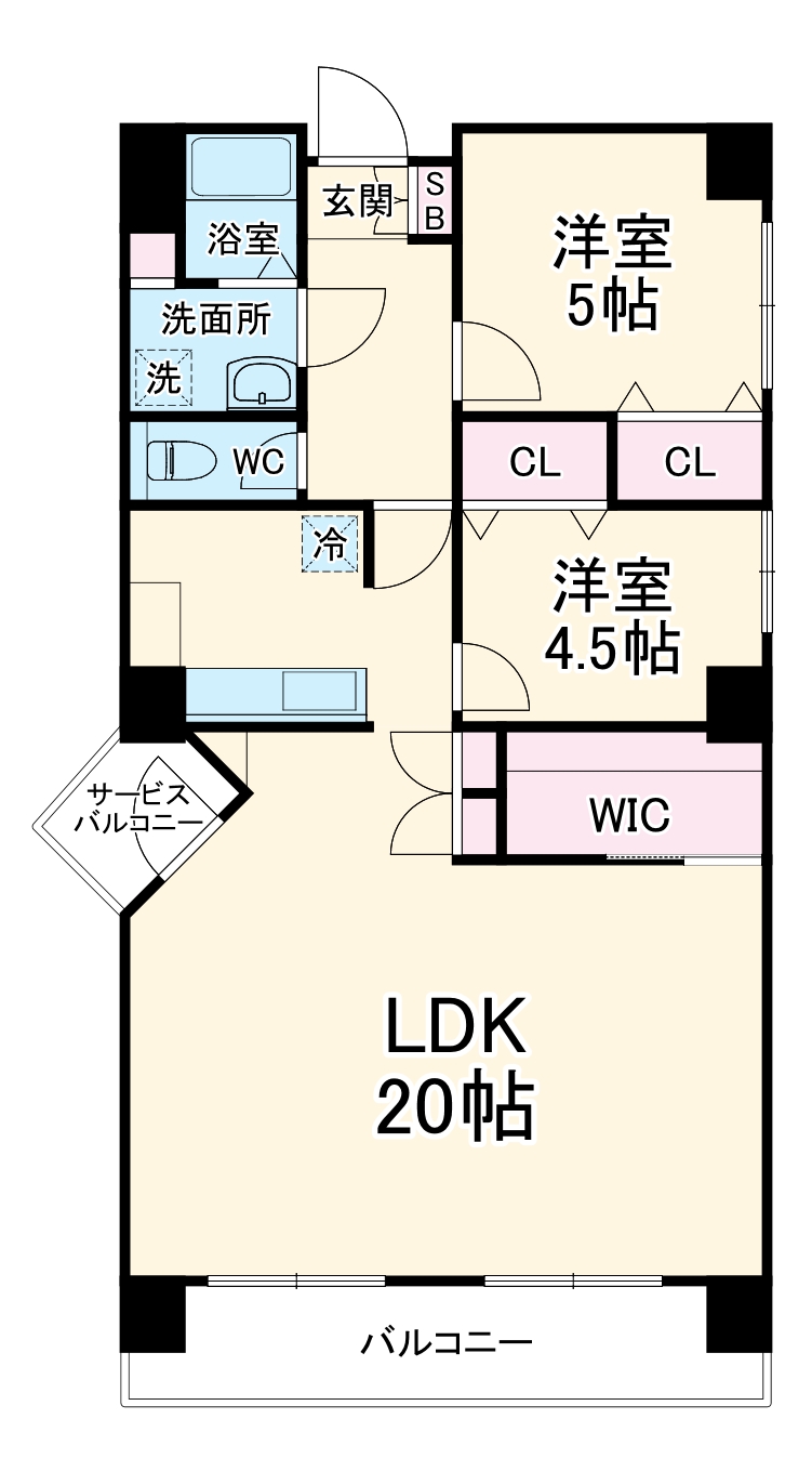 リデンテ南浦和の間取り