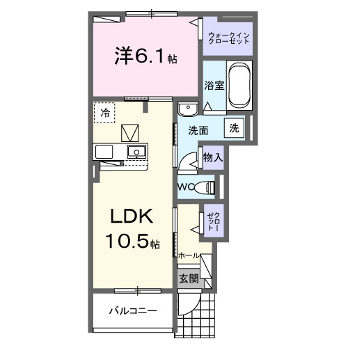 レニーレⅠの間取り