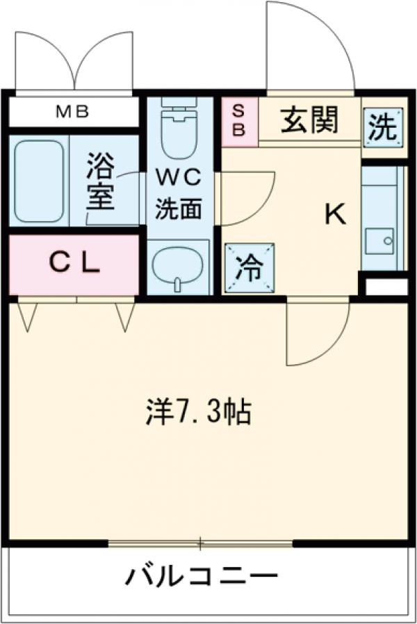 第16川崎ビルの間取り