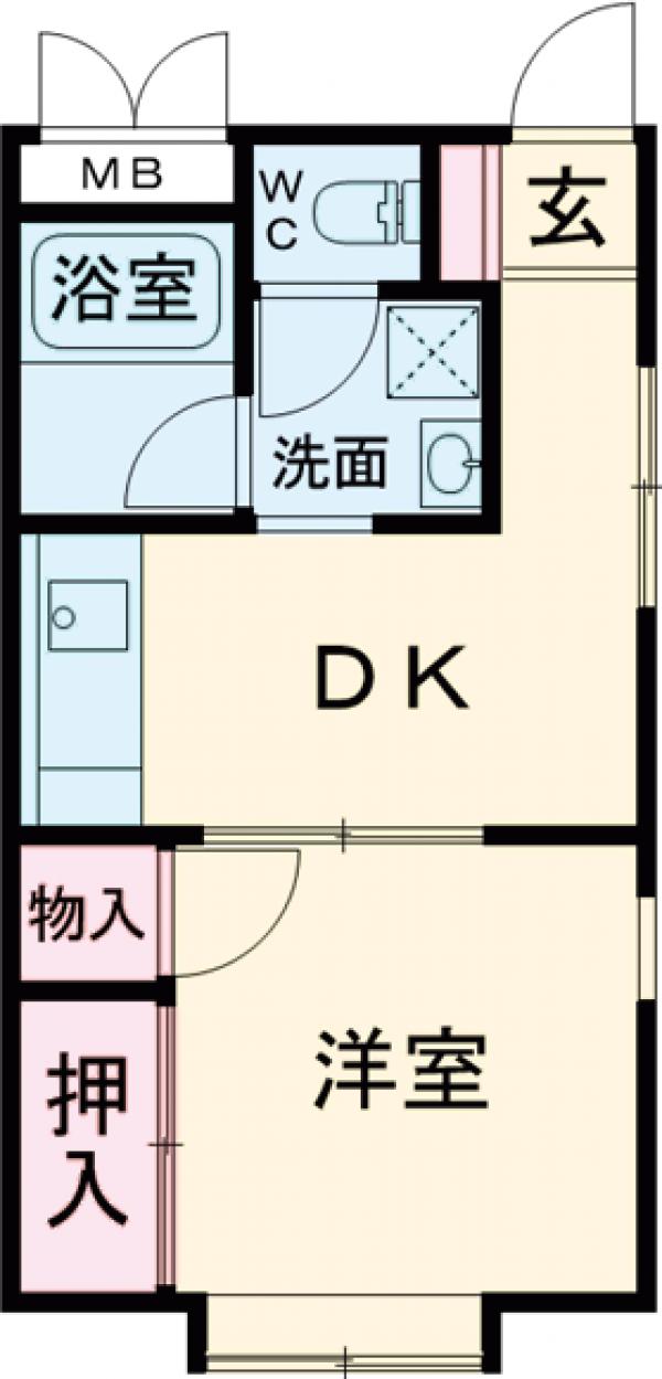 メゾン輝水の間取り
