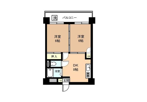 明日香ビルの間取り