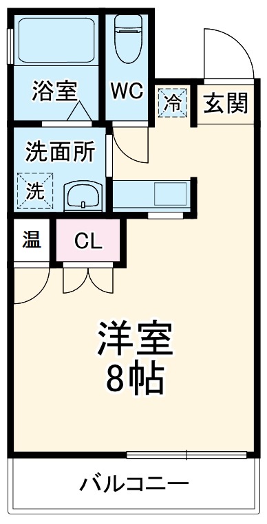 アンリシェール橋本Bの間取り