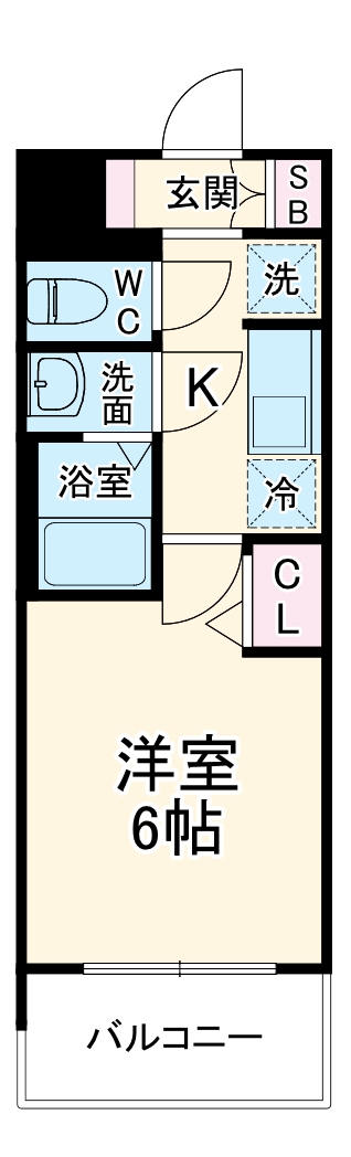 プレサンス塚本ベラビィの間取り