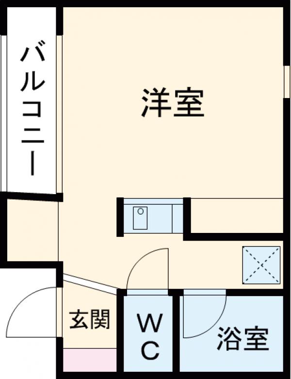 コスモリード高円寺サウスの間取り