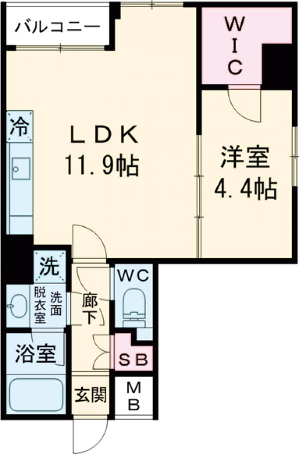 アイルプレミアム押上ノルドの間取り
