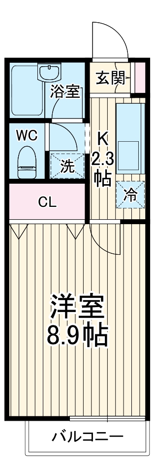 カーサ・ディーノの間取り