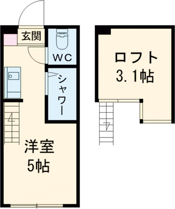 ハーモニーテラス駒込の間取り