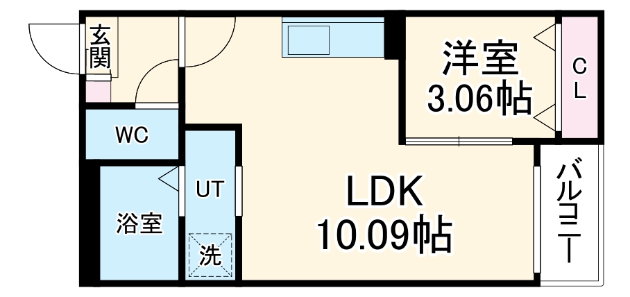 Jack funairi Ⅱの間取り