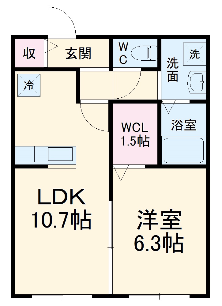 ラシーネオオタキの間取り