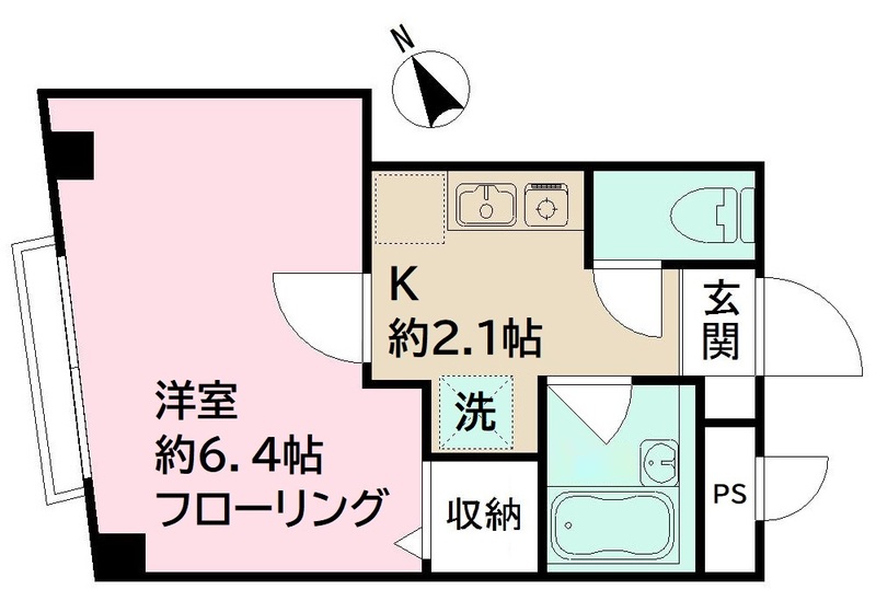 レオ八番館の間取り