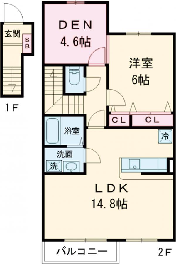 ルミエールマゴジⅤの間取り
