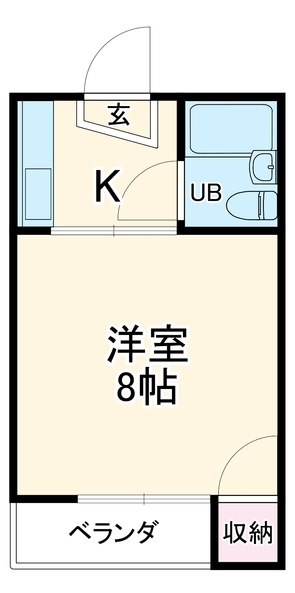 東栄コーポの間取り