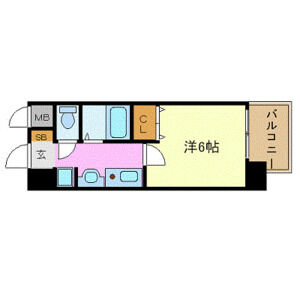 プレサンス名古屋駅前の間取り