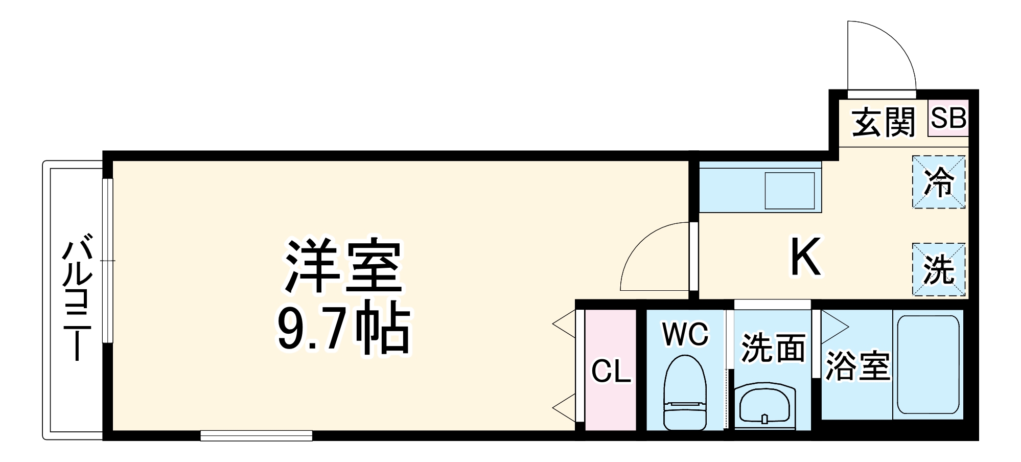 キャメル獨協大学前3の間取り